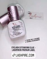 Eyelash Extensions Glue - LASHPIRE® Premium Label - Lashpire