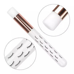 Lash Foam Cleanser Cleaning Brush With Lash Icon (White)