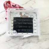 LASHPIRE® CAPSULE COLLECTION C CURL 0.05mm MIX LENGTH Mini Lash Tray