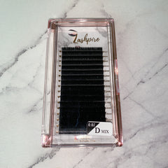 D CURL 0.07mm MIXED LENGTH Easy Fan Fast-fanning Lash Tray