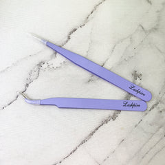 MARKDOWNS - 2pcs/set Barney Purple Tweezers Set (Pastel Lovin Collection)