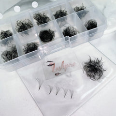 5D Promade Handmade Loose Volume Fans MIX LENGTH Pre-made Loose Fans