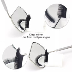 Stainless Steel Giant Large XL Handheld Lash Dental Mirror - Lashpire