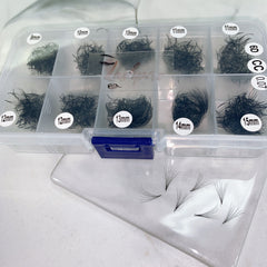 6D Promade Handmade Loose Volume Fans MIX LENGTH Pre-made Loose Fans
