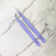 MARKDOWNS - 2pcs/set Barney Purple Tweezers Set (Pastel Lovin Collection)