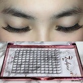 D CURL 0.07mm SINGLE LENGTH Pro-made Ready made 6D Volume Fans Lash Tray - Lashpire