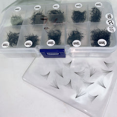 10D Promade Handmade Loose Volume Fans MIX LENGTH Pre-made Loose Fans