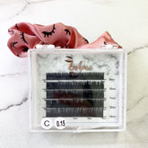 LASHPIRE® CAPSULE COLLECTION C CURL 0.15mm MIX LENGTH Mini Lash Tray