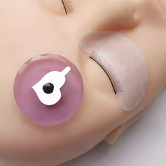 Heart Aluminium Foil Sticker Glue Holder For Eyelash Extensions
