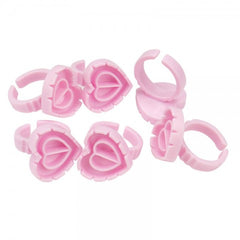 Pink Sweetheart Smart Glue Ring Holder Easy Fan Auto Bloom