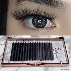 D CURL 0.07mm MIX LENGTH YY Premade Volume Lash Tray - Lashpire
