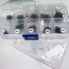 4D Promade Handmade Loose Volume Fans MIX LENGTH Pre-made Loose Fans