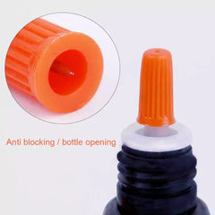 Glue Pin Needle Caps for Eyelash Extensions Glue Adhesive Bottle