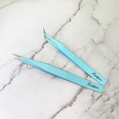MARKDOWNS - 2pcs/set Tiffany Blue Tweezers Set (Pastel Lovin Collection)