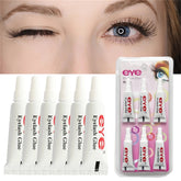 6pcs/set Professional False Eyelash Glue Lash Glue Waterproof False Eyelashes Makeup Glue Adhesive Lash Lift Curl Cosmetics (Dark Black)