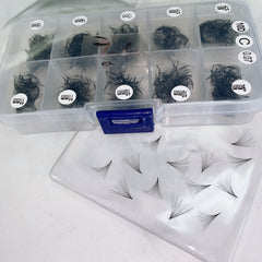 10D Promade Handmade Loose Volume Fans MIX LENGTH Pre-made Loose Fans