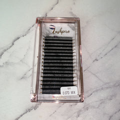 D CURL 0.07mm MIX LENGTH YY Premade Volume Lash Tray - Lashpire