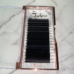 C CURL 0.07mm MIXED LENGTH Easy Fan Fast-fanning Lash Tray