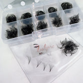 12D Promade Handmade Loose Volume Fans MIX LENGTH Pre-made Loose Fans