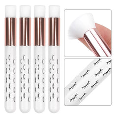 Lash Foam Cleanser Cleaning Brush With Lash Icon (White)