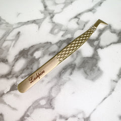 MARKDOWNS - LASHPIRE® Diamond Volume Tweezers (Gold)