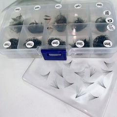 10D Promade Handmade Loose Volume Fans MIX LENGTH Pre-made Loose Fans