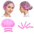 Pink Disposable Hair Cap Non Woven Head Cover