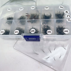 4D Promade Handmade Loose Volume Fans MIX LENGTH Pre-made Loose Fans