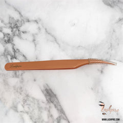 Isolation Curve Tweezers (Rose Gold) - Lashpire