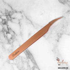 Isolation Curve Tweezers (Rose Gold) - Lashpire