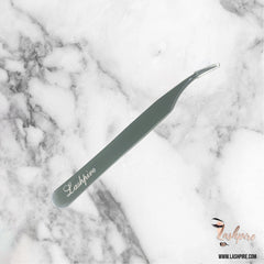 Isolation Curve Tweezers (Silver) - Lashpire