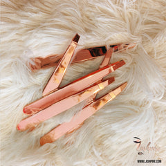 LASHPIRE® Lash and Brow Tweezers - Rose Gold - Lashpire