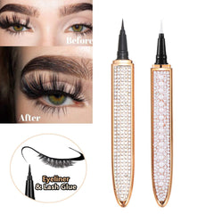 Self Adhesive Waterproof 2-in-1 Eyeliner Glue Pen - Lashpire