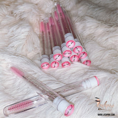 Pink Lash Extensions Wands Eyelash Spoolie in Tube - 1 pc - Lashpire