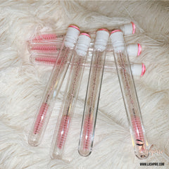 Pink Lash Extensions Wands Eyelash Spoolie in Tube - 1 pc - Lashpire