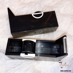 Professional Eyelash Tape Cutter Dispenser - Black - Lashpire