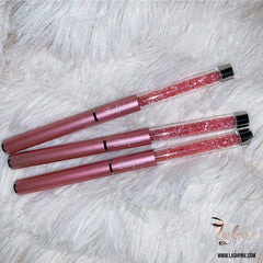 Pink Reusable Rhinestone Mascara Spoolie Eyelash Wand Applicator Brush - Lashpire