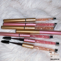 2pc/Set Reusable Rhinestone Mascara Spoolie Eyelash Wand Applicator Brush - Lashpire
