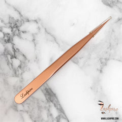 Straight Tweezers (Rose Gold) - Lashpire