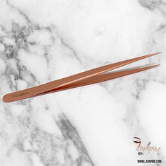 Straight Tweezers (Rose Gold) - Lashpire