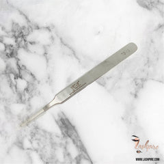Vetus Flat Round Tweezers - Lashpire