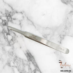 Vetus Flat Round Tweezers - Lashpire