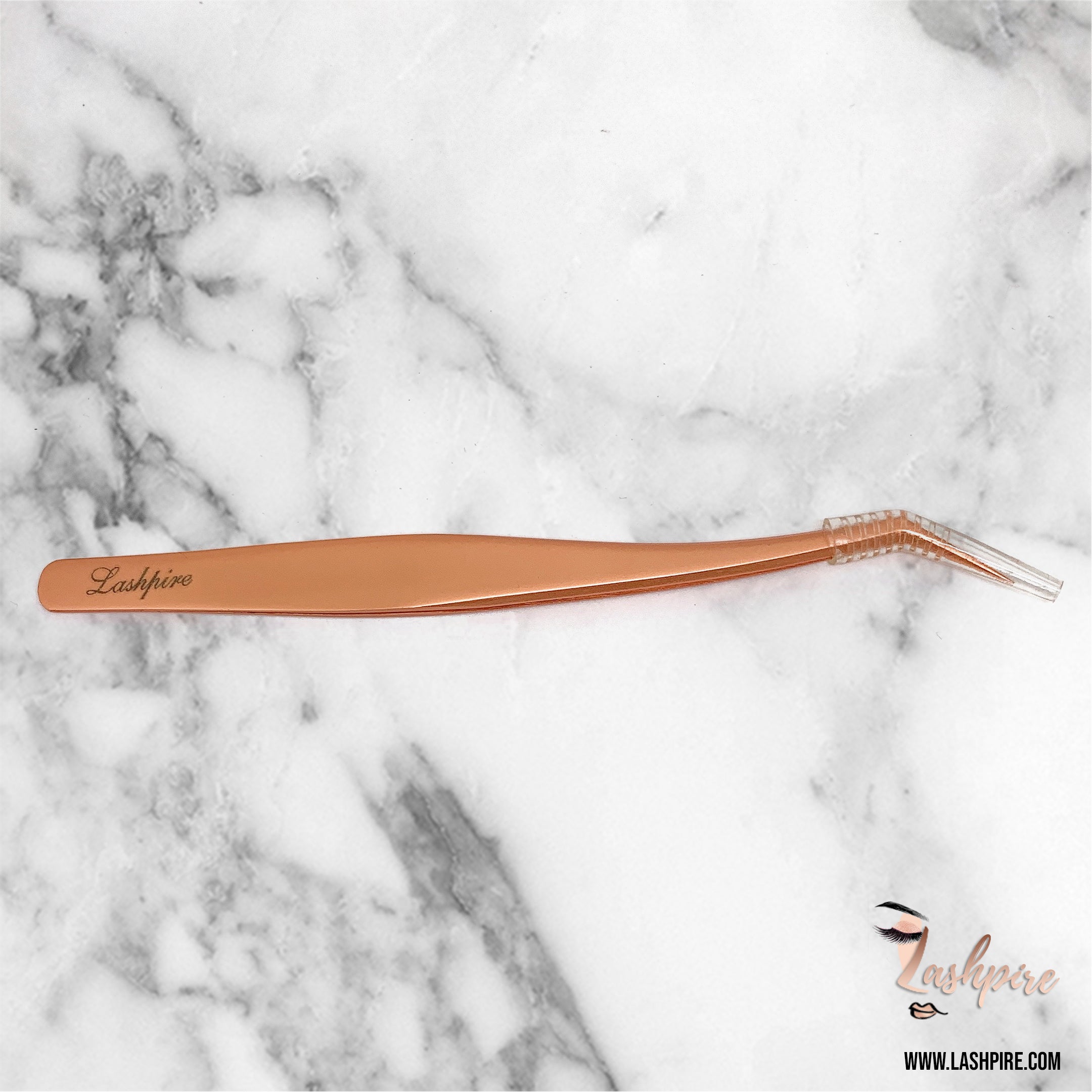 Volume Tweezers (Rose Gold) - Lashpire