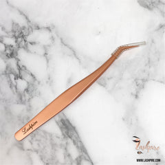 Volume Tweezers (Rose Gold) - Lashpire