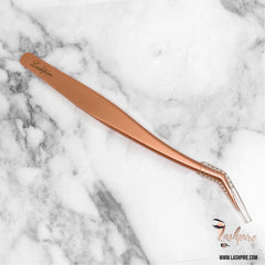 Volume Tweezers (Rose Gold) - Lashpire