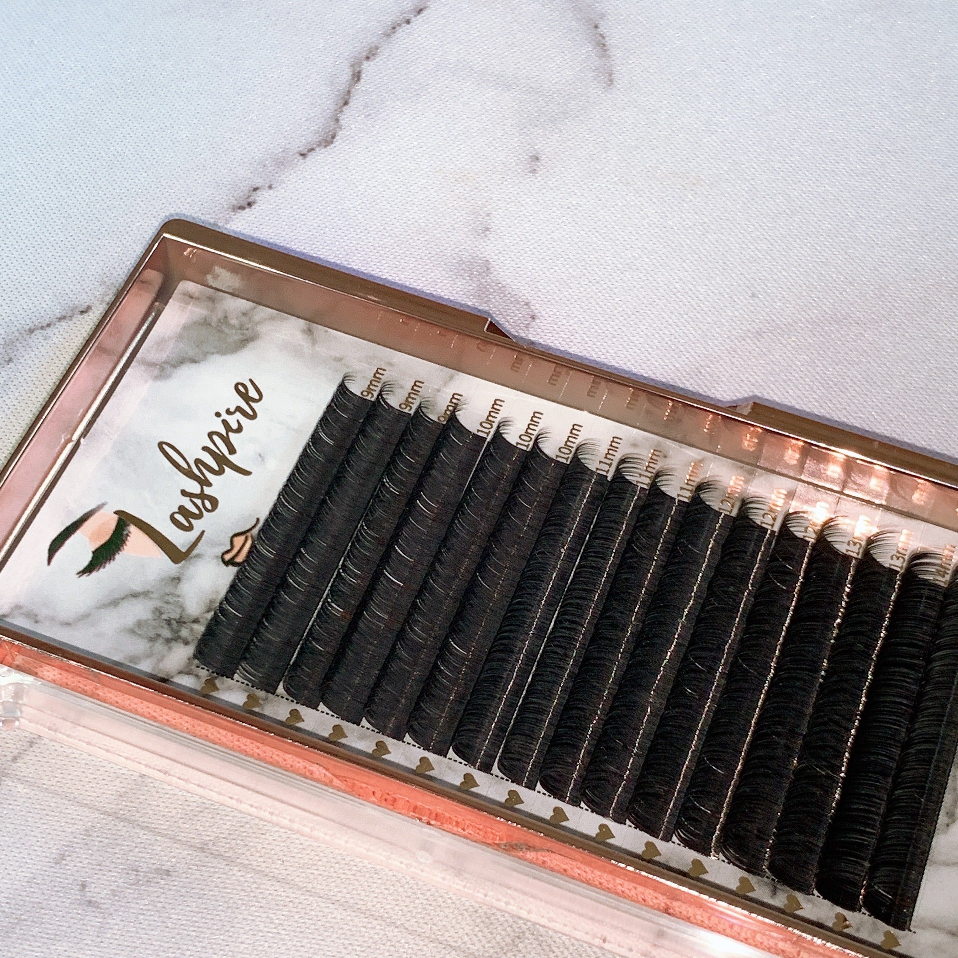 D CURL 0.15mm MIX LENGTH Lash Tray - Lashpire