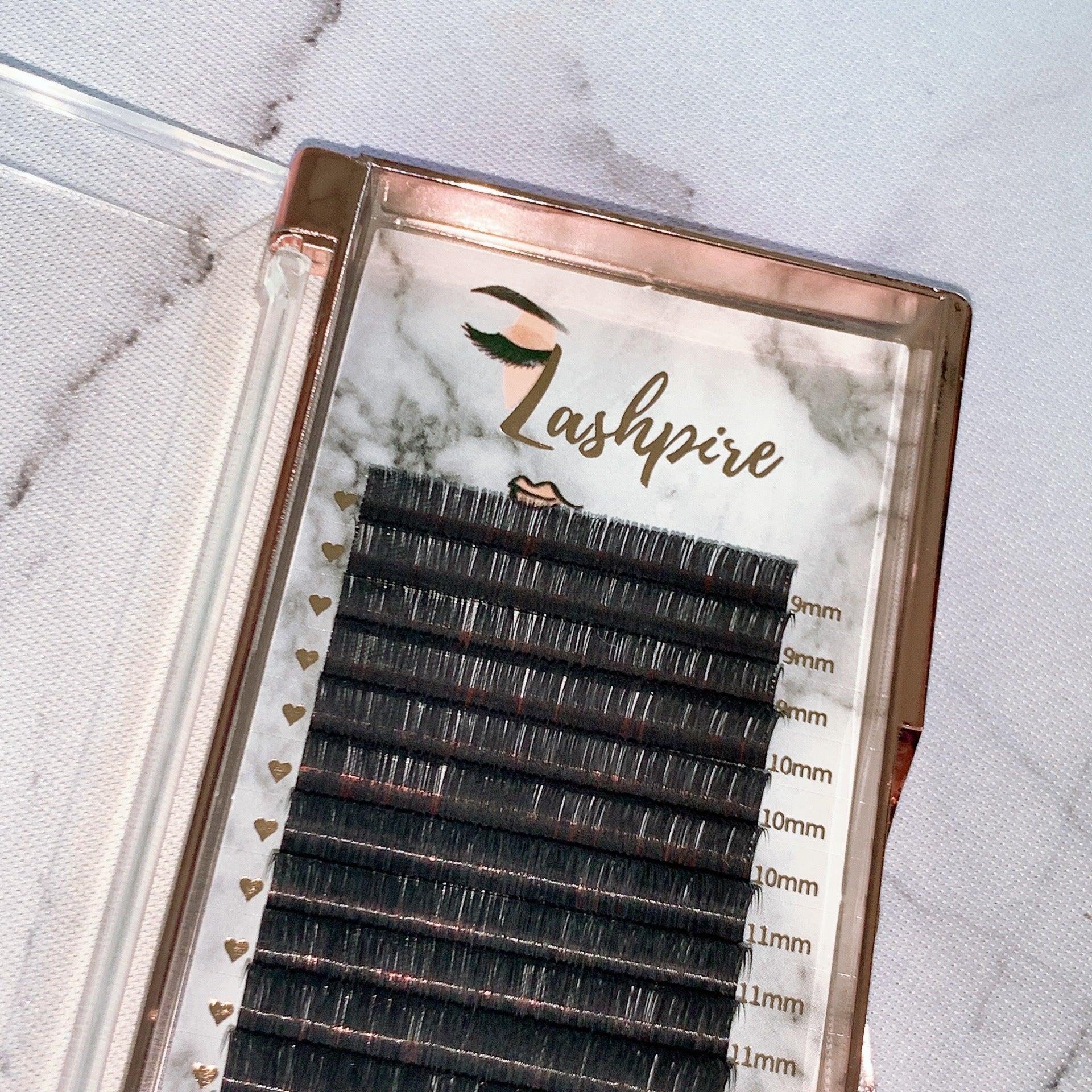 D CURL 0.15mm MIX LENGTH Lash Tray - Lashpire