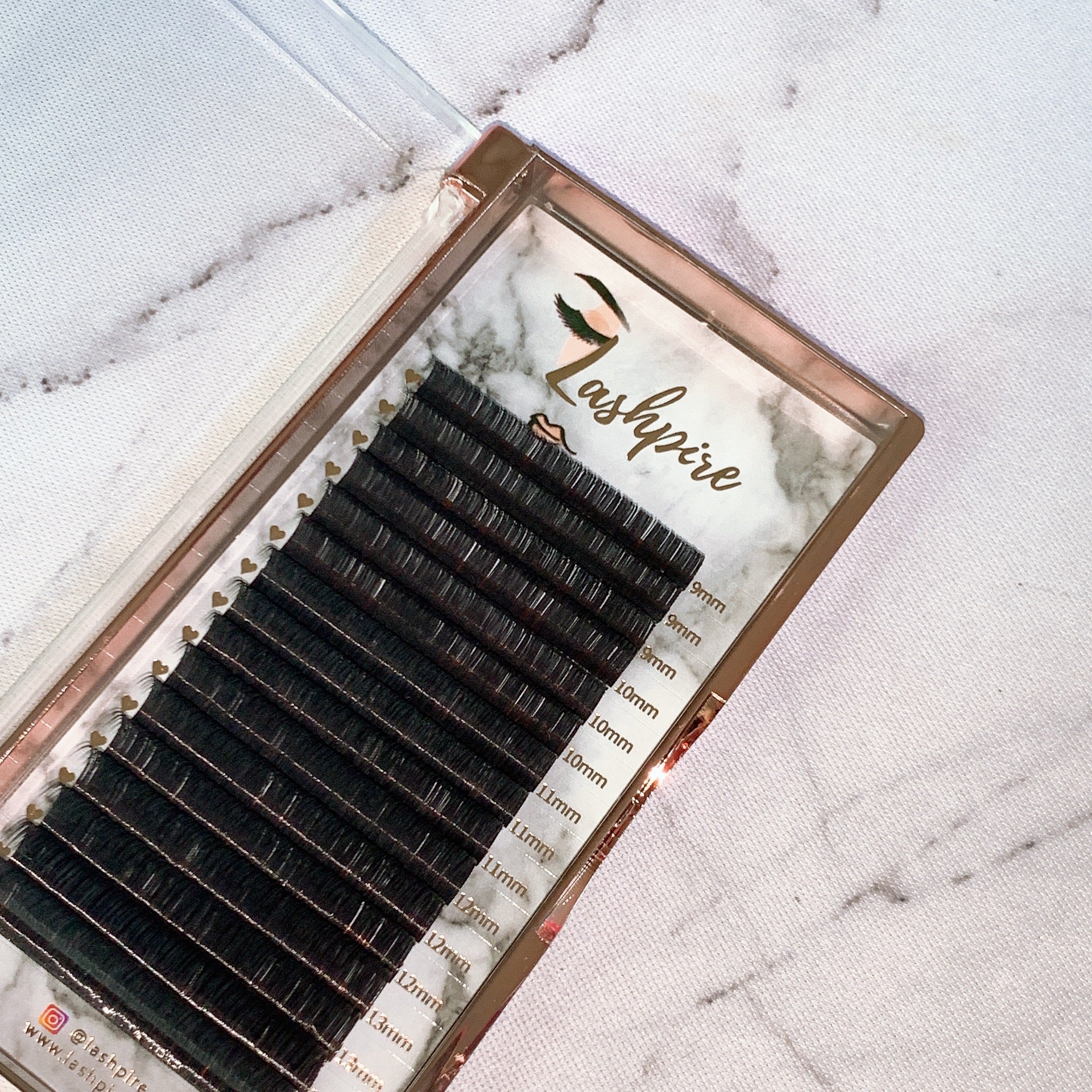 D CURL 0.15mm MIX LENGTH Lash Tray - Lashpire