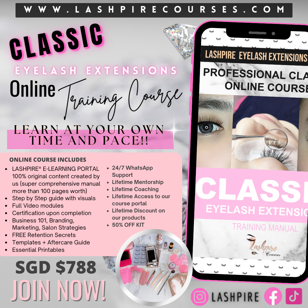 Classic Eyelash Extensions Online Course