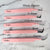 Baby Pink Fiber Tip Eyelash Extension Tweezers (Ultra Precision Collection)